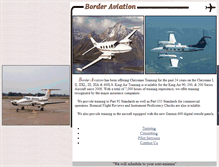 Tablet Screenshot of borderaviation.com